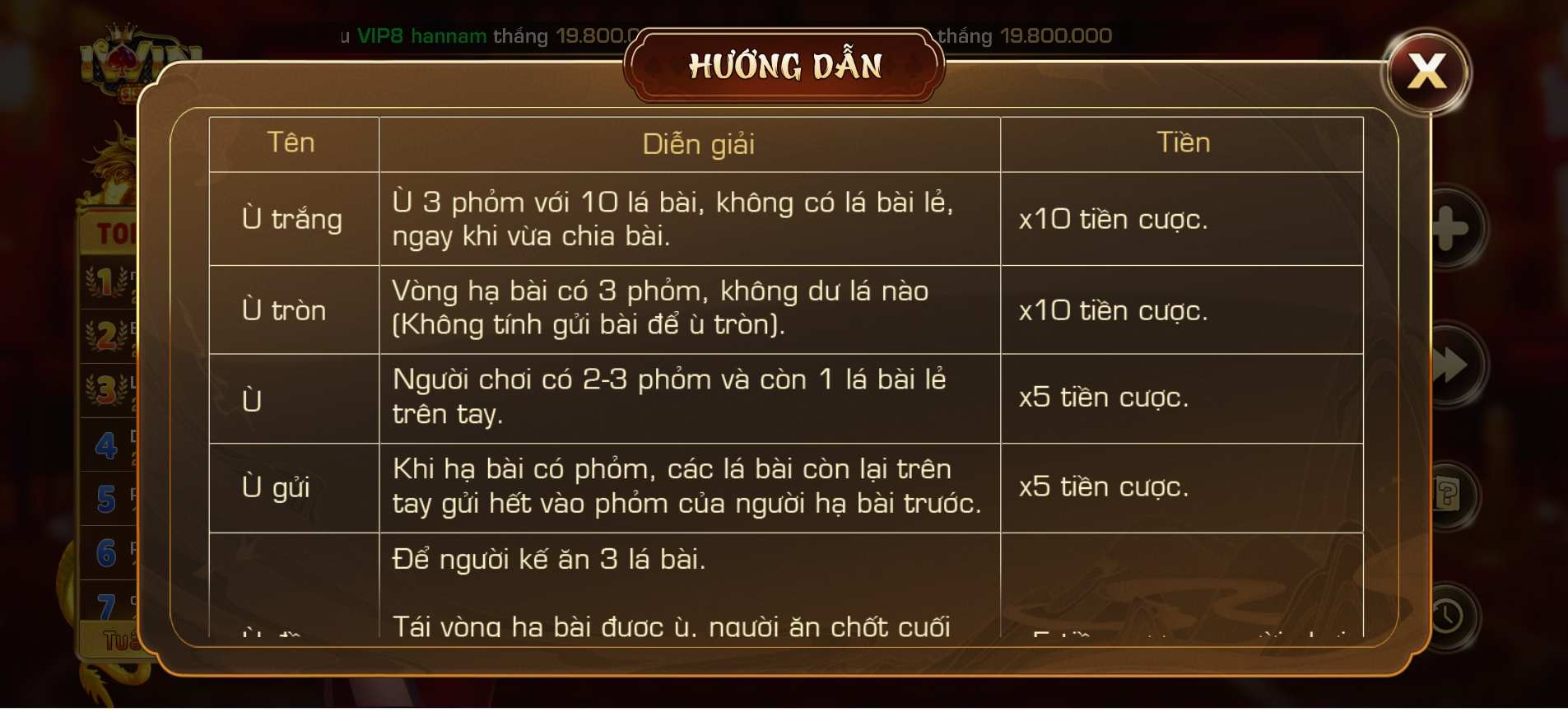 cách chơi phỏm tái gửi ù đền