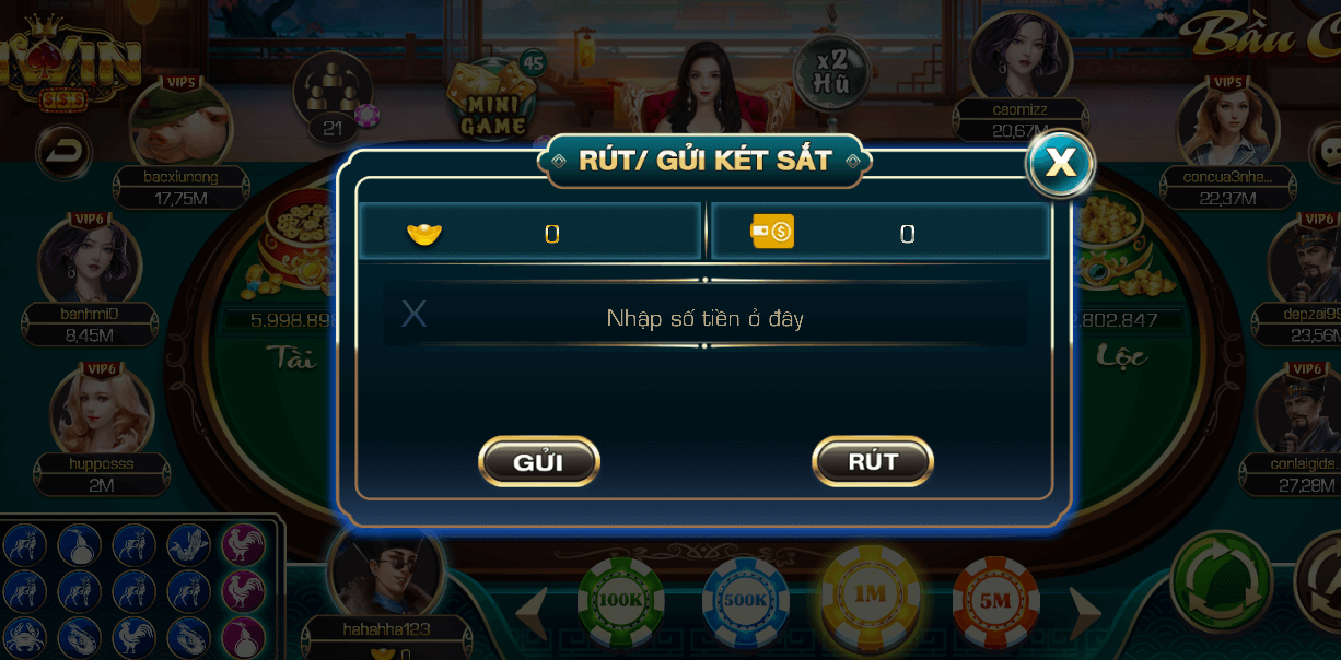 chơi Bầu Cua online