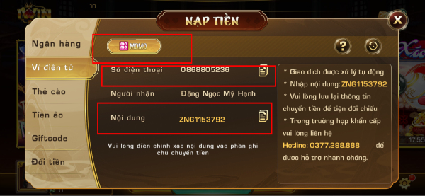 nạp tiền iwin