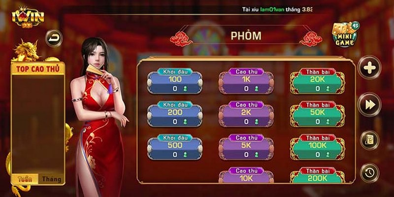 game bài phỏm online