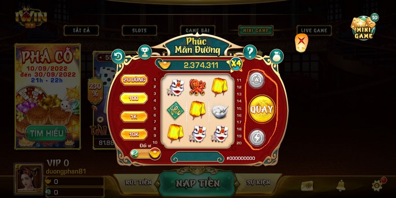 game slot phúc mãn đường
