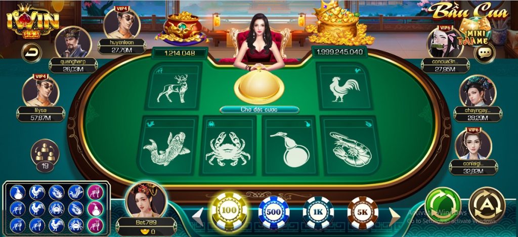 Game bầu cua iwinclub, game bầu cua online