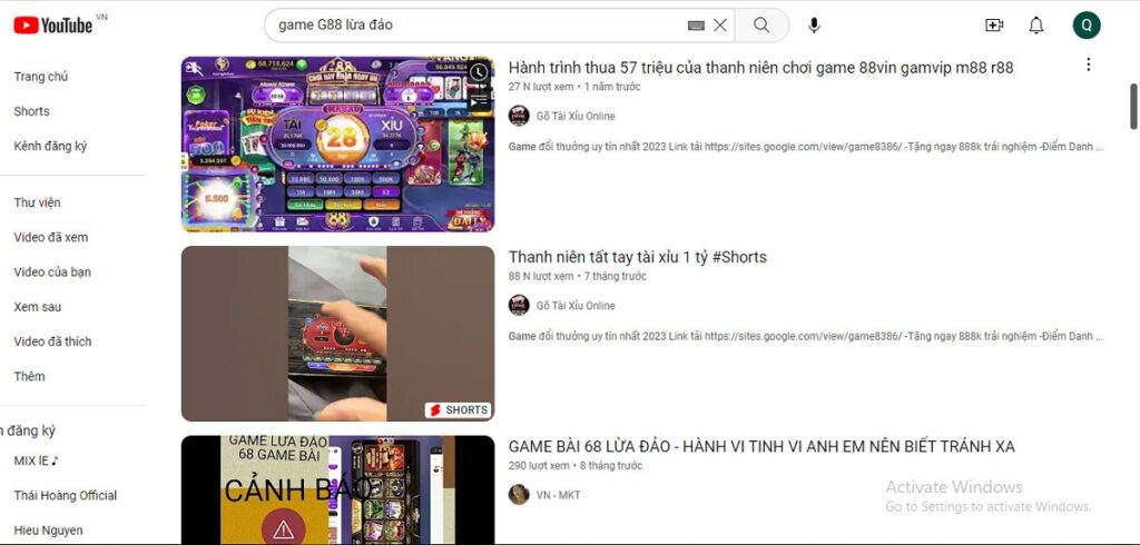 game g88, game g88 lừa đảo