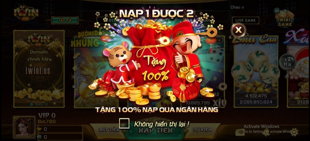khuyến mãi game iwin