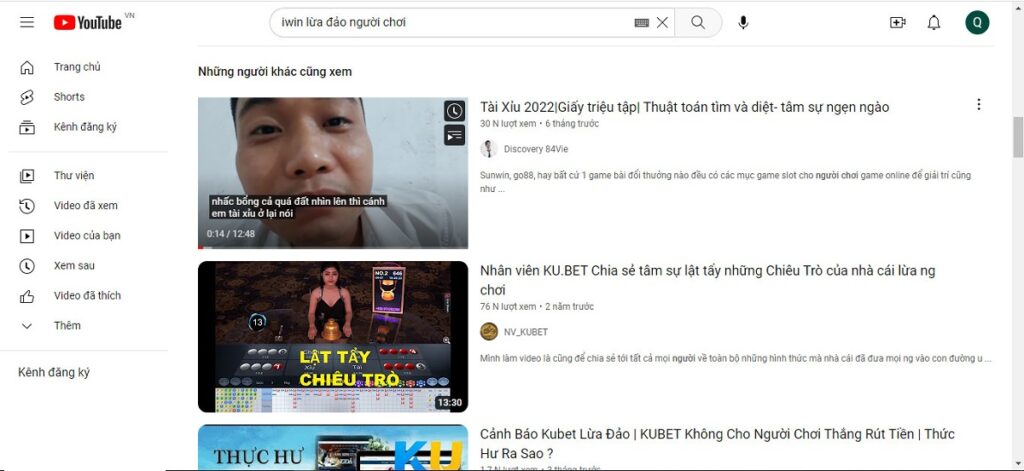 thực hư về phốt IWIN CLUB trên youtube