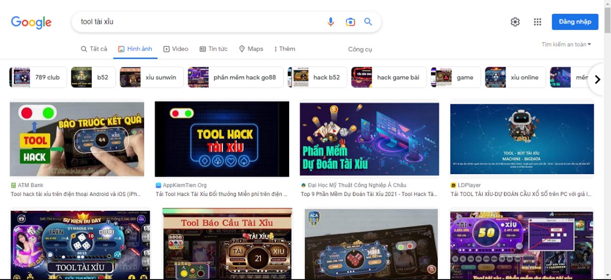 sử dụng phần mềm tool hack game bị khóa nick